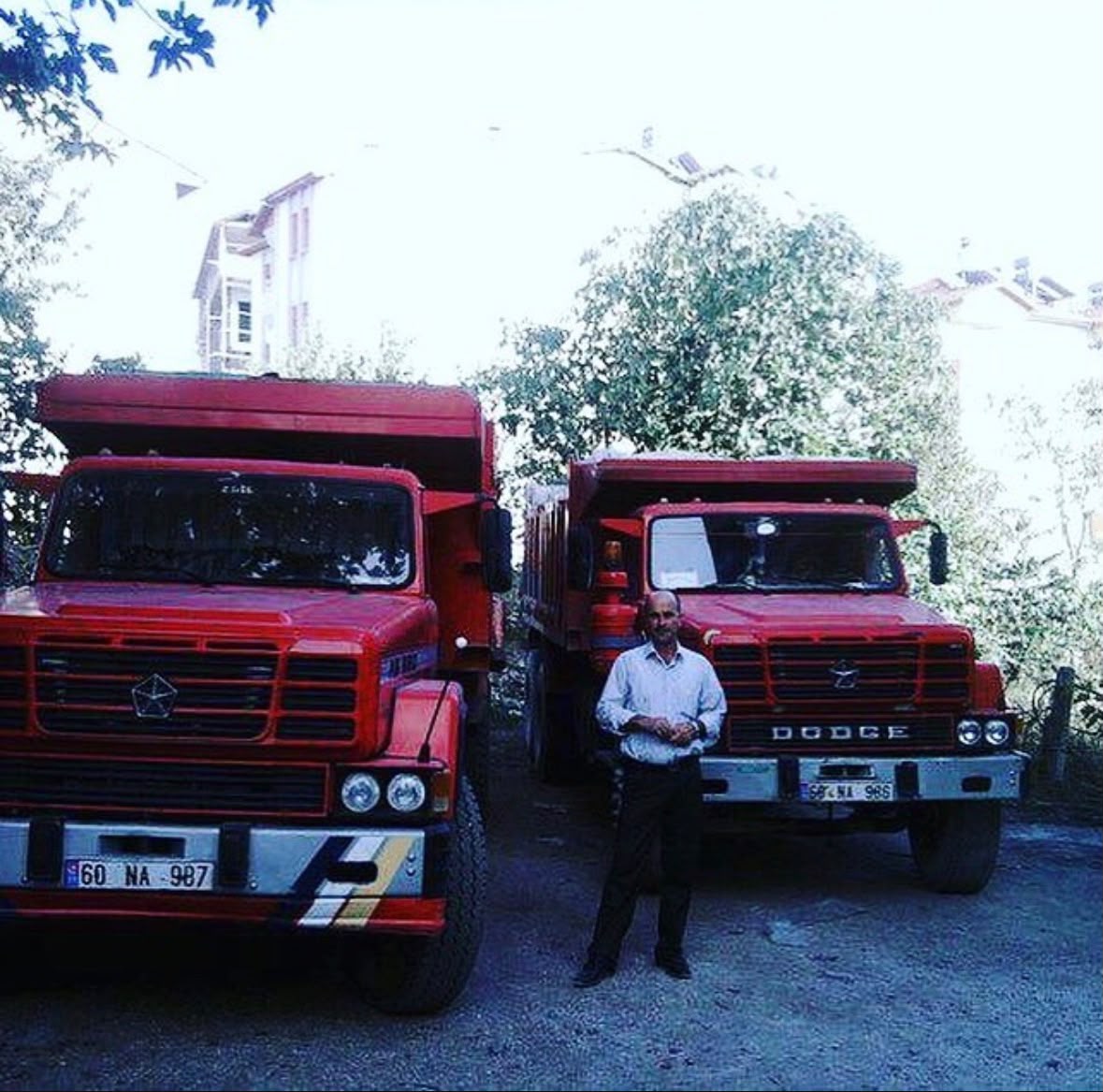 Ağır iş makineleri ile saha çalışması